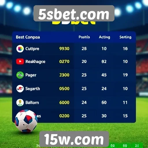 Comparativo de odds oferecidos em 5sbet.com