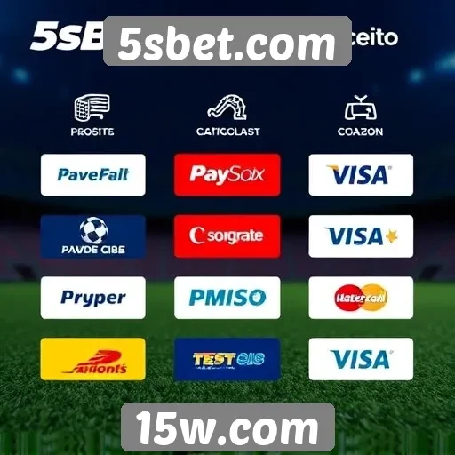 Metodos de pagamento aceitos em 5sbet.com